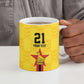 Custom Africa Football Zimbabwe Ceramic Mug The Warriors Zimbabwe Bird