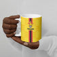 Custom Africa Football Zimbabwe Ceramic Mug The Warriors Zimbabwe Bird