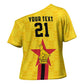 Custom Africa Football Zimbabwe Cross Shoulder Shirt The Warriors Zimbabwe Bird