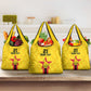 Custom Africa Football Zimbabwe Grocery Bag The Warriors with Zimbabwe Bird - African Pride