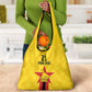 Custom Africa Football Zimbabwe Grocery Bag The Warriors with Zimbabwe Bird - African Pride