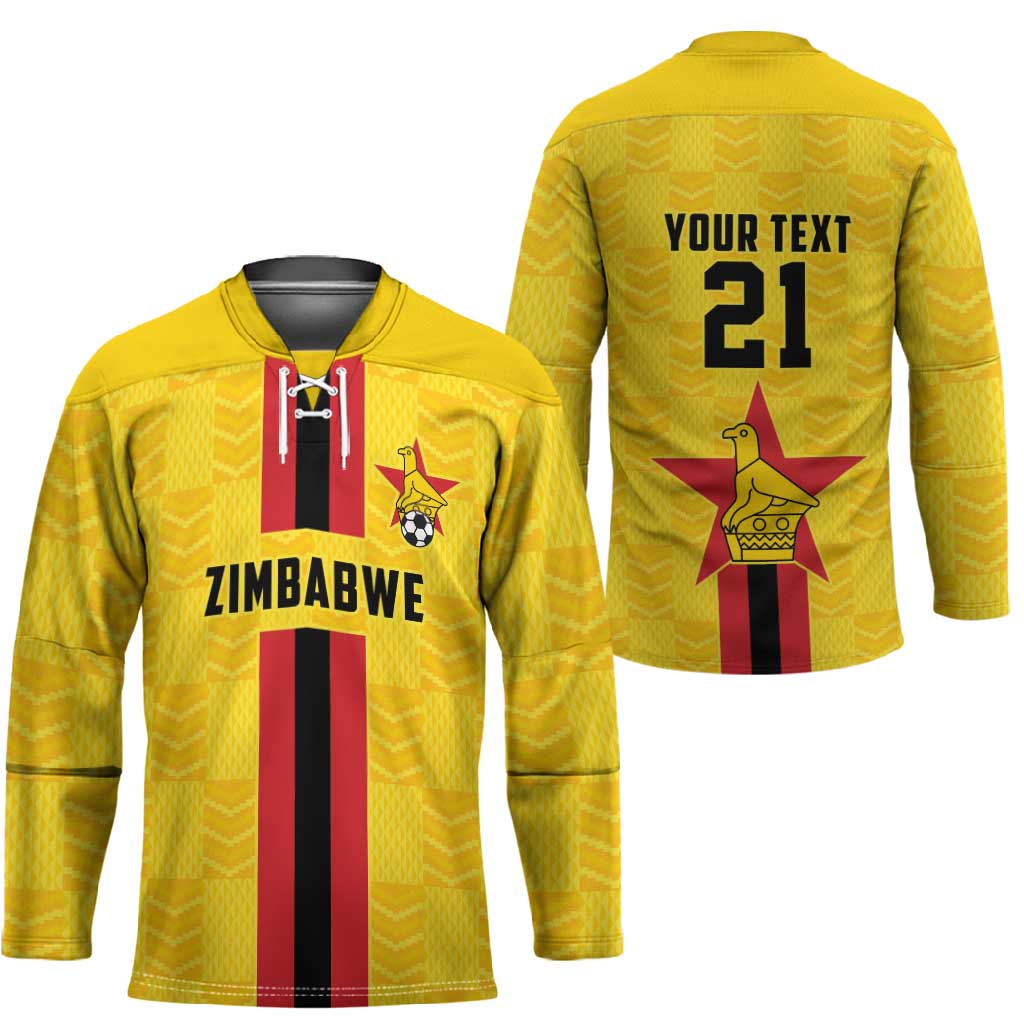 Custom Africa Football Zimbabwe Hockey Jersey The Warriors Zimbabwe Bird