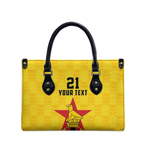 Custom Africa Football Zimbabwe Leather Bag The Warriors Zimbabwe Bird