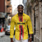 Custom Africa Football Zimbabwe Long Sleeve Button Shirt The Warriors with Zimbabwe Bird - African Pride