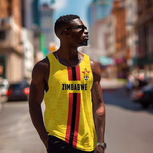 Custom Africa Football Zimbabwe Men Tank Top The Warriors with Zimbabwe Bird - African Pride