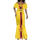 Custom Africa Football Zimbabwe Mermaid Dress The Warriors with Zimbabwe Bird - African Pride