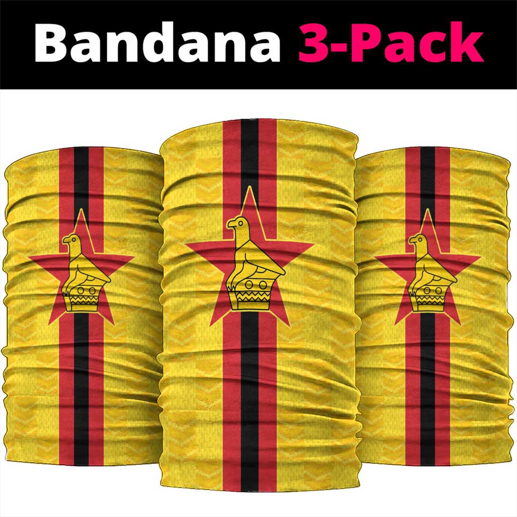 Africa Football Zimbabwe Neck Gaiter The Warriors with Zimbabwe Bird - African Pride