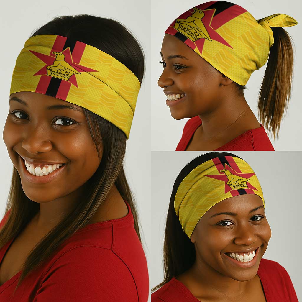 Africa Football Zimbabwe Neck Gaiter The Warriors with Zimbabwe Bird - African Pride