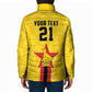 Custom Africa Football Zimbabwe Padded Jacket The Warriors Zimbabwe Bird