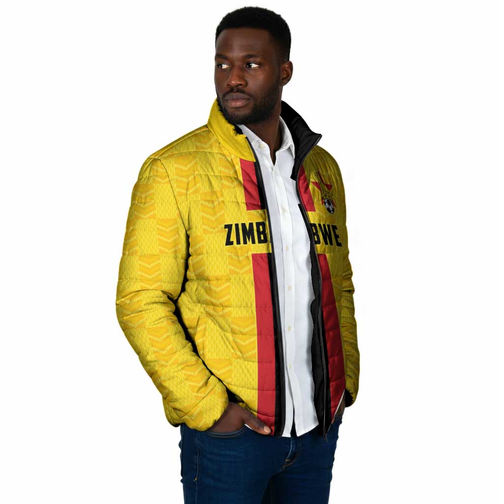 Custom Africa Football Zimbabwe Padded Jacket The Warriors Zimbabwe Bird