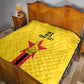 Custom Africa Football Zimbabwe Quilt The Warriors with Zimbabwe Bird - African Pride