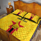 Custom Africa Football Zimbabwe Quilt Bed Set The Warriors with Zimbabwe Bird - African Pride