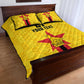 Custom Africa Football Zimbabwe Quilt Bed Set The Warriors with Zimbabwe Bird - African Pride