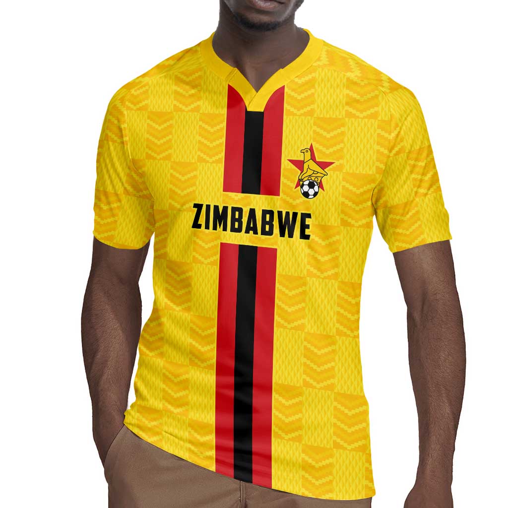 Custom Africa Football Zimbabwe Rugby Jersey The Warriors with Zimbabwe Bird - African Pride