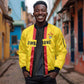 Custom Africa Football Zimbabwe Sleeve Zip Bomber Jacket The Warriors with Zimbabwe Bird - African Pride
