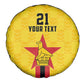 Custom Africa Football Zimbabwe Spare Tire Cover The Warriors with Zimbabwe Bird - African Pride