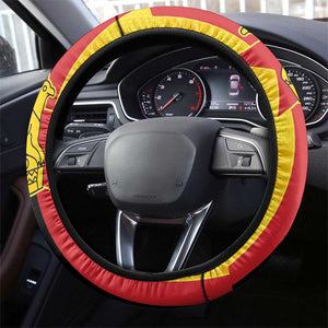 Africa Football Zimbabwe Steering Wheel Cover The Warriors with Zimbabwe Bird - African Pride