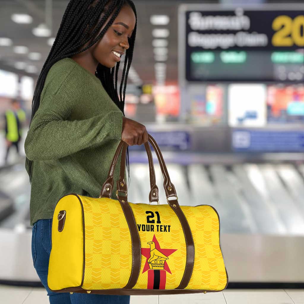 Custom Africa Football Zimbabwe Travel Bag The Warriors Zimbabwe Bird