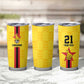 Custom Africa Football Zimbabwe Tumbler Cup The Warriors with Zimbabwe Bird - African Pride