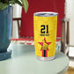 Custom Africa Football Zimbabwe Tumbler Cup The Warriors with Zimbabwe Bird - African Pride
