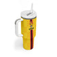 Custom Africa Football Zimbabwe Tumbler With Handle The Warriors with Zimbabwe Bird - African Pride