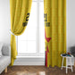 Custom Africa Football Zimbabwe Window Curtain The Warriors with Zimbabwe Bird - African Pride