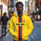 Custom Africa Football Zimbabwe Zip Hoodie The Warriors with Zimbabwe Bird - African Pride