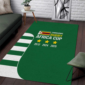 Zimbabwe Rugby History Champion Area Rug One For The History Sables - African Pride