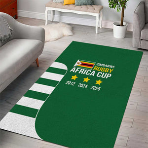 Zimbabwe Rugby History Champion Area Rug One For The History Sables - African Pride