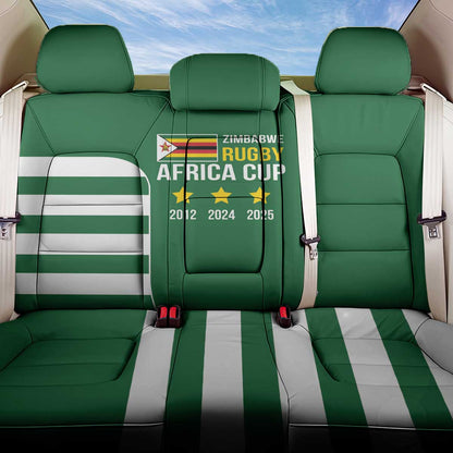 Zimbabwe Rugby History Champion Back Car Seat Cover One For The History Sables - African Pride