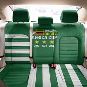 Zimbabwe Rugby History Champion Back Car Seat Cover One For The History Sables - African Pride