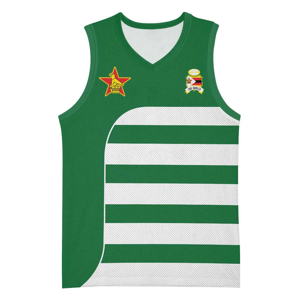 Zimbabwe Rugby History Champion Basketball Jersey One For The History Sables - African Pride