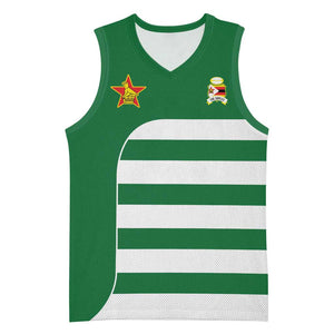 Zimbabwe Rugby History Champion Basketball Jersey One For The History Sables - African Pride