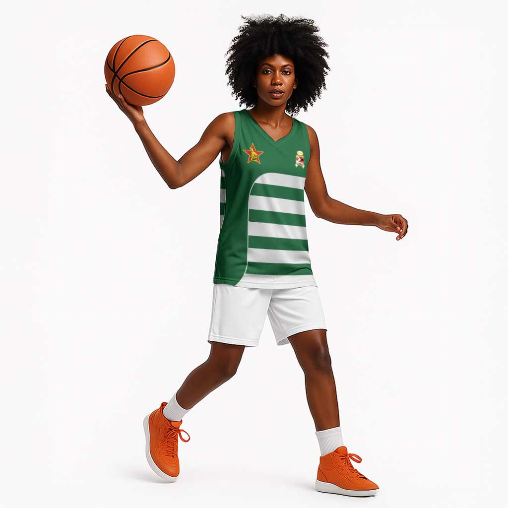 Zimbabwe Rugby History Champion Basketball Jersey One For The History Sables - African Pride