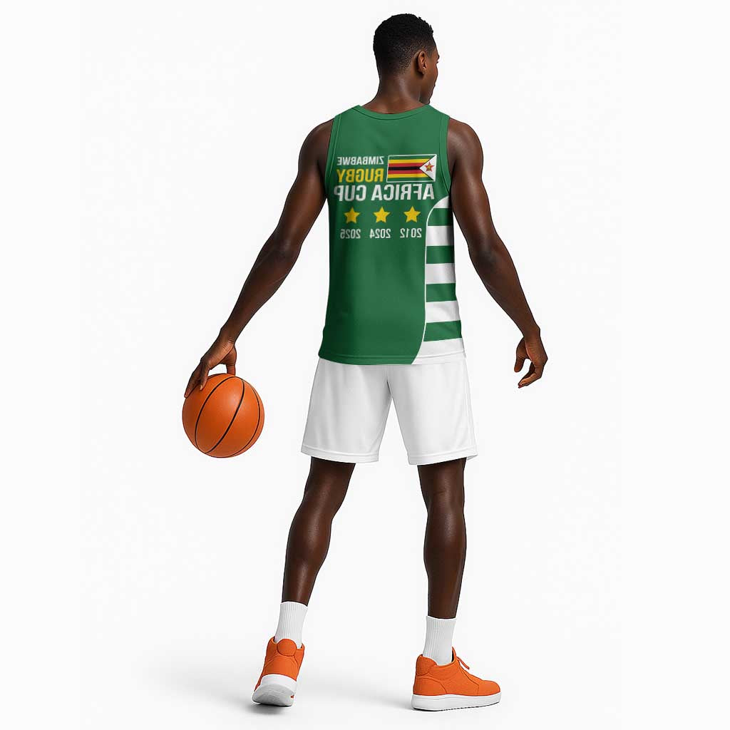 Zimbabwe Rugby History Champion Basketball Jersey One For The History Sables - African Pride
