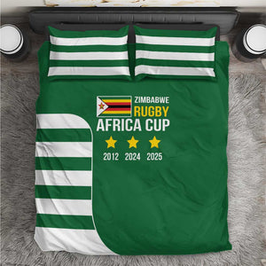 Zimbabwe Rugby History Champion Bedding Set One For The History Sables - African Pride