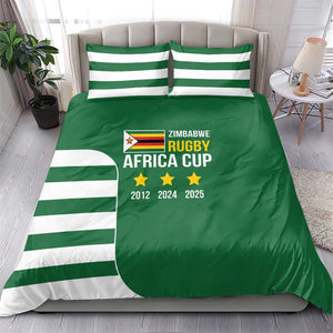 Zimbabwe Rugby History Champion Bedding Set One For The History Sables - African Pride