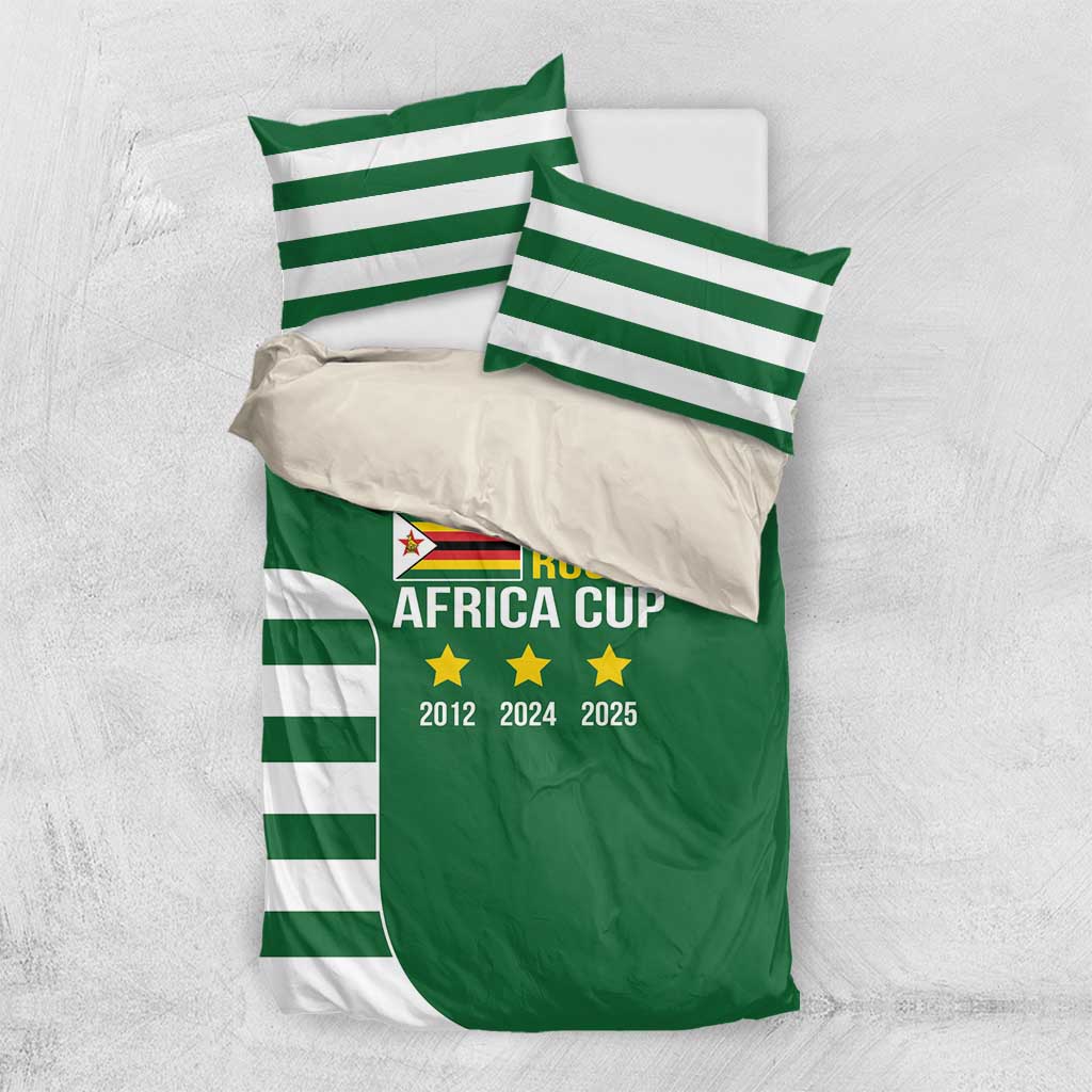 Zimbabwe Rugby History Champion Bedding Set One For The History Sables - African Pride