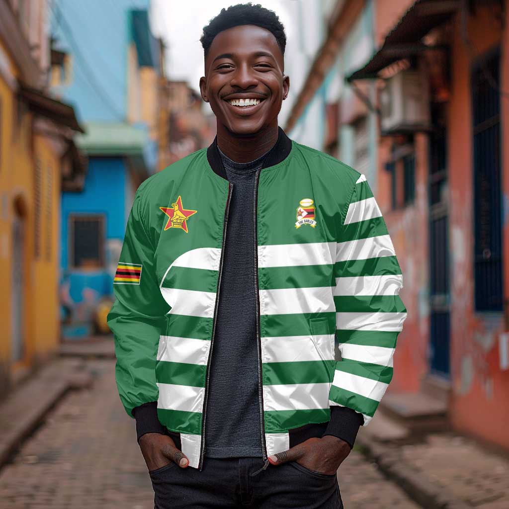 Zimbabwe Rugby History Champion Bomber Jacket One For The History Sables - African Pride