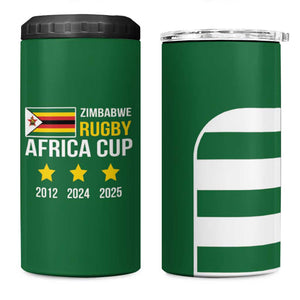 Zimbabwe Rugby History Champion 4 in 1 Can Cooler Tumbler One For The History Sables - African Pride