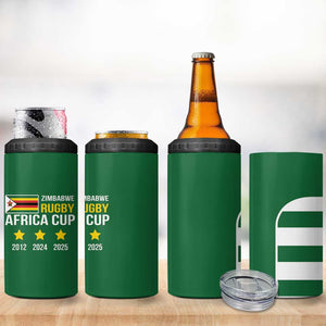 Zimbabwe Rugby History Champion 4 in 1 Can Cooler Tumbler One For The History Sables - African Pride