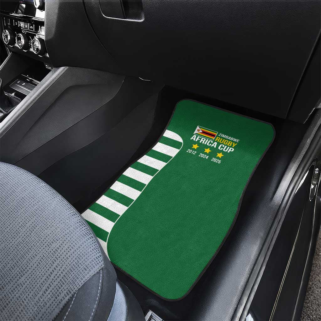 Zimbabwe Rugby History Champion Car Mats One For The History Sables - African Pride