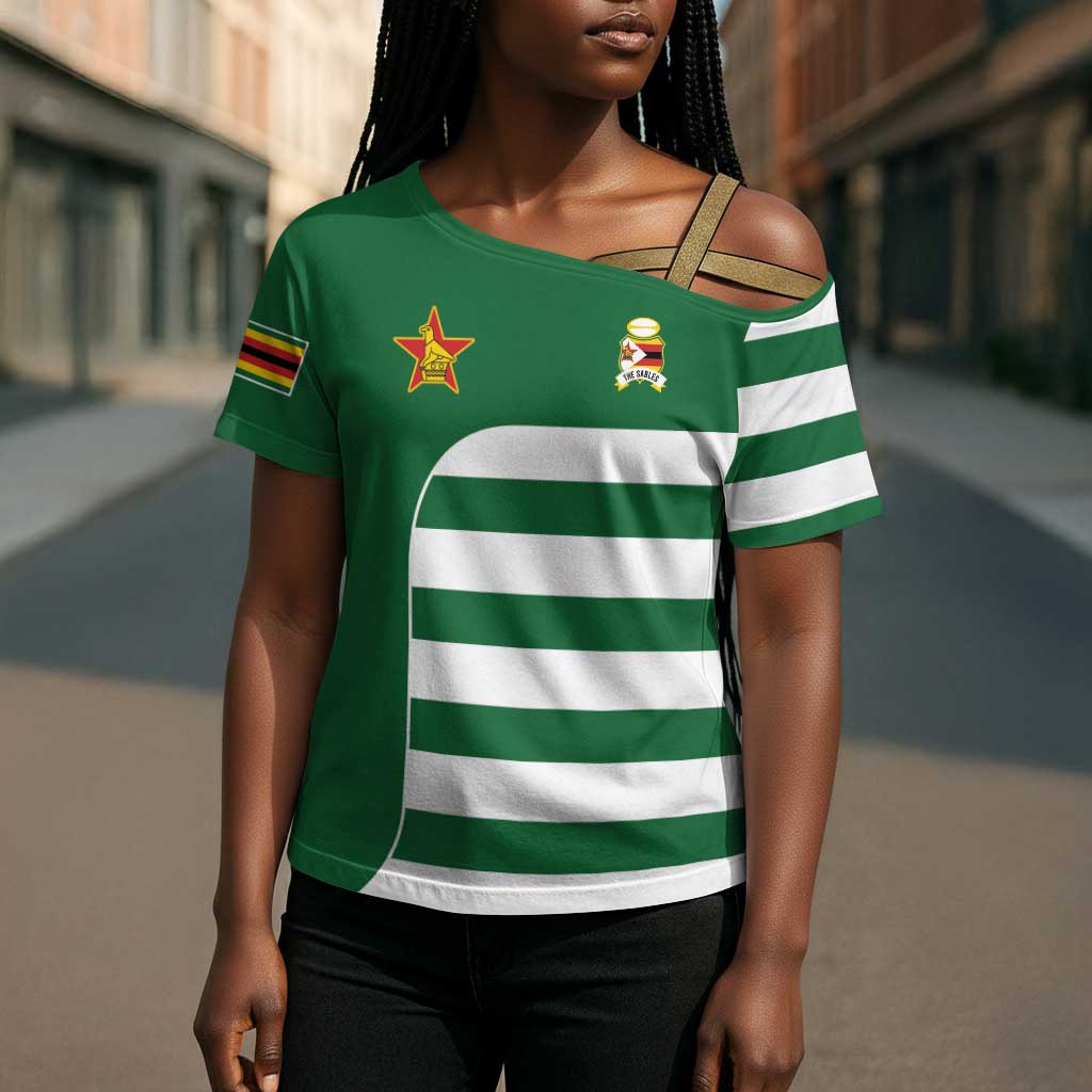 Zimbabwe Rugby History Champion Cross Shoulder Shirt One For The History Sables