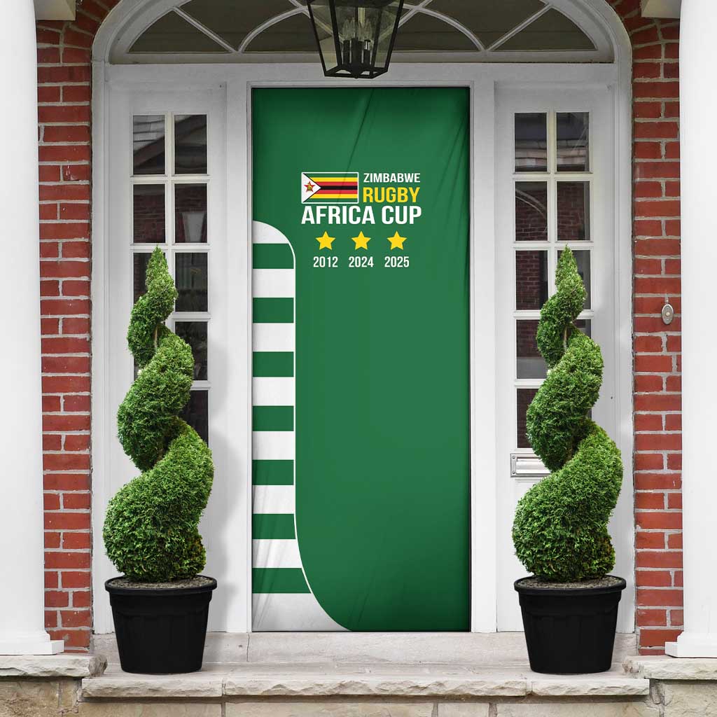 Zimbabwe Rugby History Champion Door Cover One For The History Sables