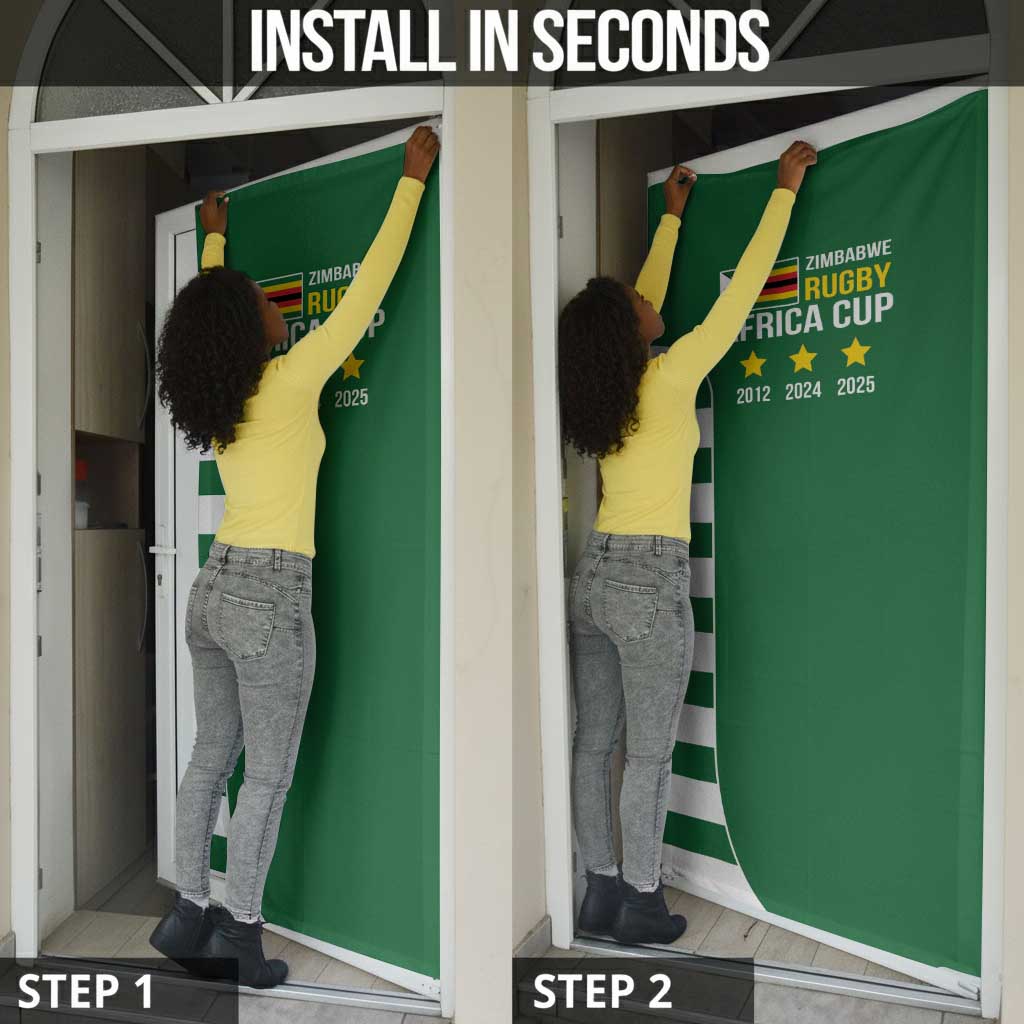 Zimbabwe Rugby History Champion Door Cover One For The History Sables