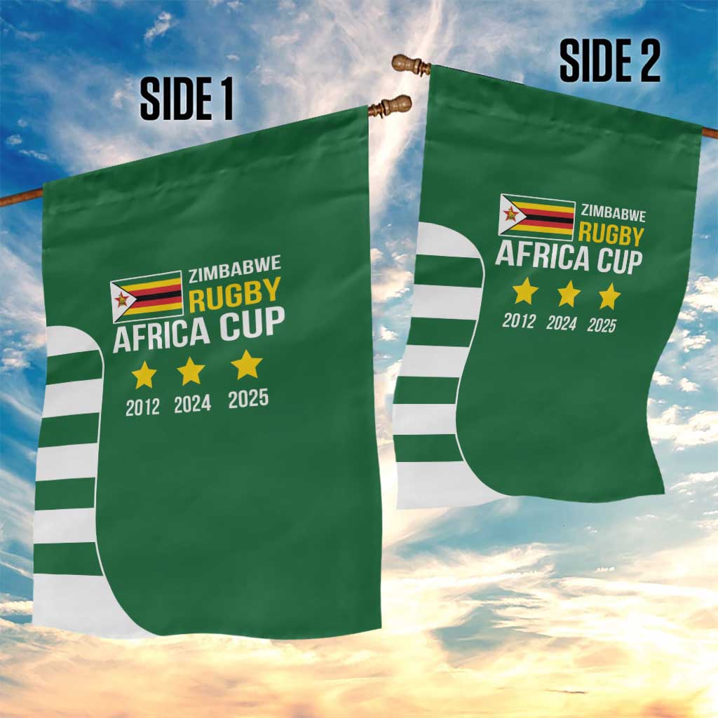 Zimbabwe Rugby History Champion Garden Flag One For The History Sables - African Pride