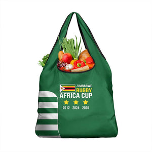 Zimbabwe Rugby History Champion Grocery Bag One For The History Sables - African Pride