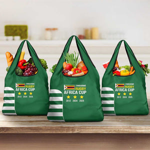 Zimbabwe Rugby History Champion Grocery Bag One For The History Sables - African Pride