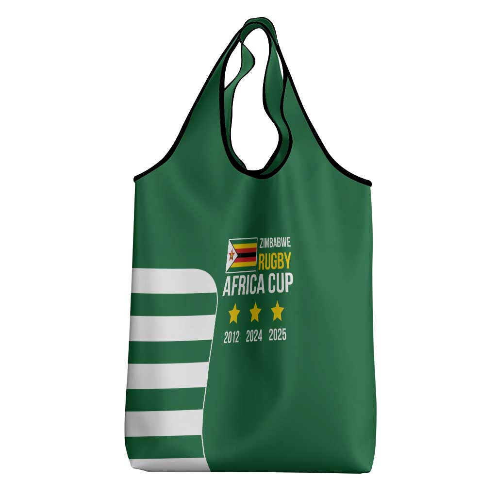 Zimbabwe Rugby History Champion Grocery Bag One For The History Sables - African Pride
