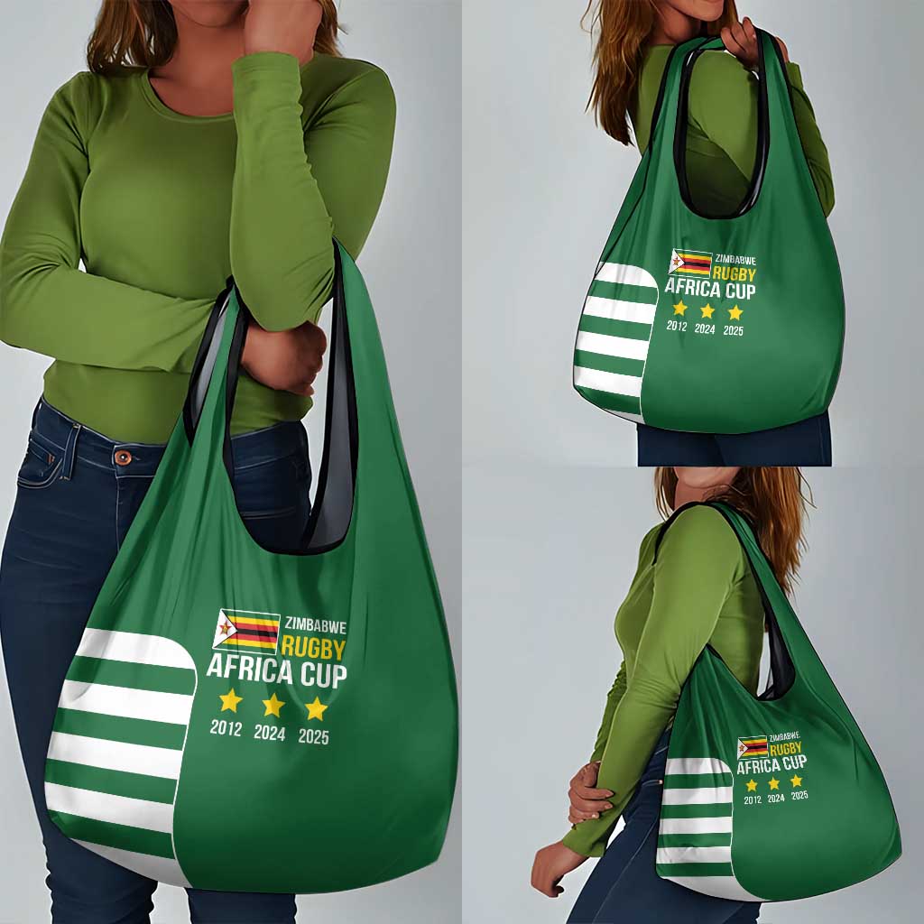 Zimbabwe Rugby History Champion Grocery Bag One For The History Sables - African Pride
